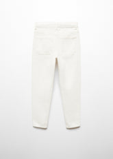 slim fit pants white